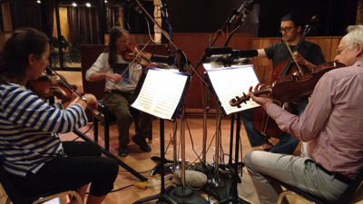 NEQ recording Schubert's Last Quartet